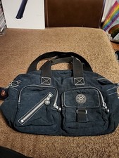 Kipling Defea Medium Shoulder Bag In Black With Detachable Shoulder Strap