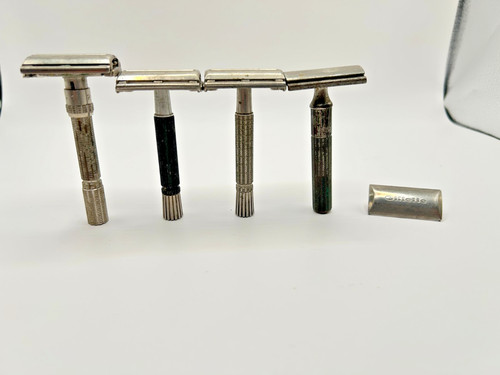 Vintage gillette safety razor - safety,