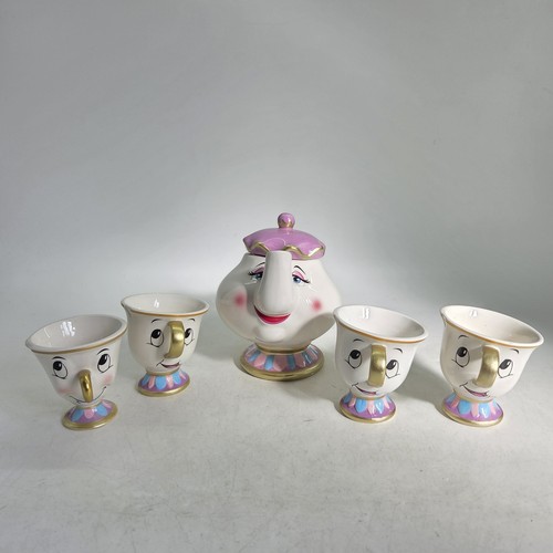 Disney mrs potts teapot - mrs, and