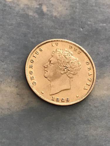 George 1826 shilling good - 1826,