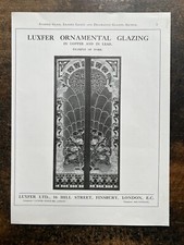 Luxfer Leaded Ornamental Glazing - London EC - 1930s Cutting 491