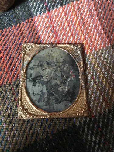 Framed daguerreotype - framed,