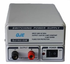 QJE PS-SM 3AMP - 5AMP SURGE SWITCH MODE POWER SUPPLY UNIT CB RADIO PSU SHARMAN