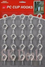 NEW PACK OF 20 CUP HOOKS