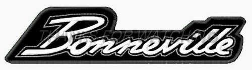 Bonneville embroidered patch - bonneville,