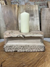 Rustic Church Candle Holder /