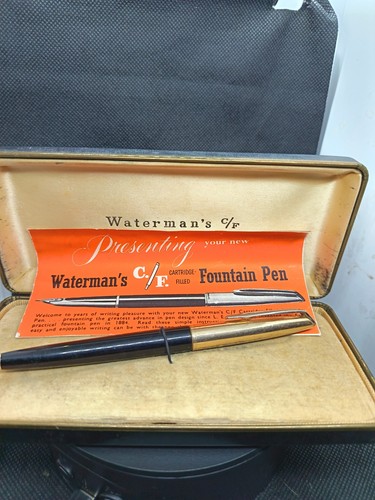 Waterman fountain pen 18k - fountain, cf