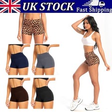Womens Hot Pants Plain Stretchy Shorts Dance Gym Club Wear Party Mini Shorts