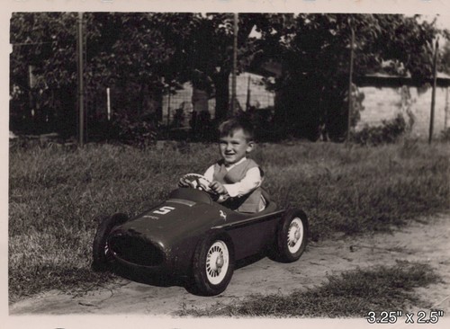 1963 boy driving pedal - boy,