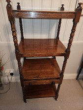 Mahogany Whatnot With Draw