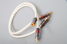 QED Qunex Silver Spiral RCA interconnect cables, 0.5m pair