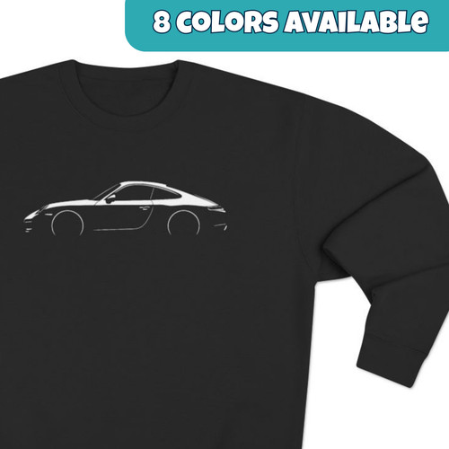 992 porsche 911 coupe crewneck - porsche,