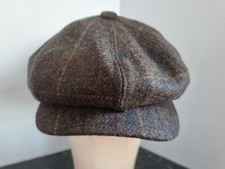 Newsboy  Cap, Press Stud On Peak 23inch 