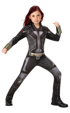 Girls Black Widow Fancy Dress