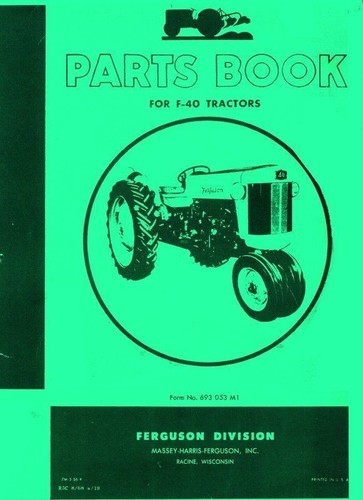 Ferguson f40 tractor - ferguson,