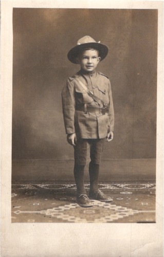 Rppc world war child - rppc,