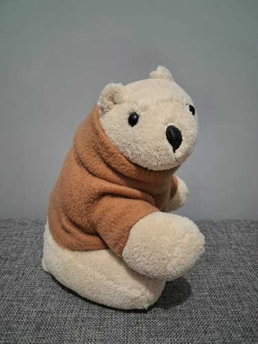 Small beige sitting polar - polar, bear