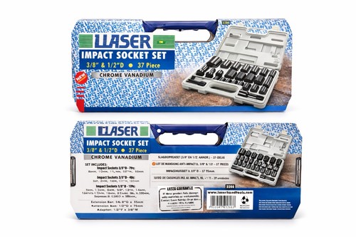 Laser impact socket set - laser,