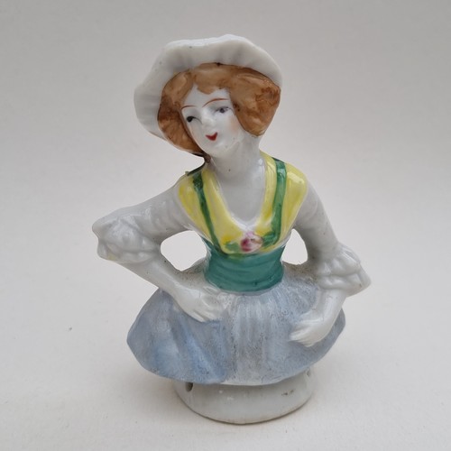 Vintage half doll - half, pin