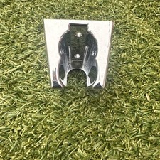 Shower Handset Hose Universal Fixed Wall Bracket Holder Chrome Bathroom UK