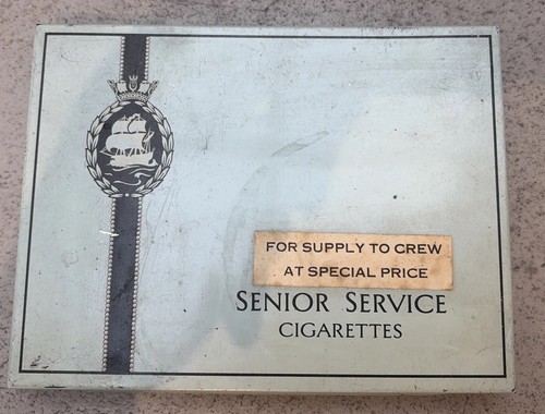 Senior service cigarette tin - senior,