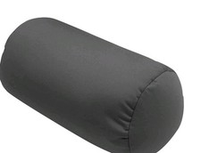 Microbead Roll Cushion Neck Waist Back Head Support Sleep Pillow Trav Grey