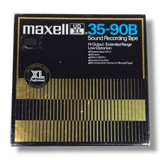 Maxell UDXL 35-90B 7" Reel to Reel Tape and Spool [Plastic]