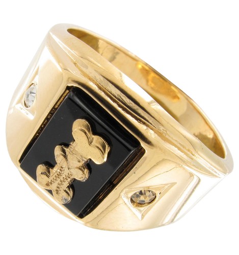 Black onyx initial - black,