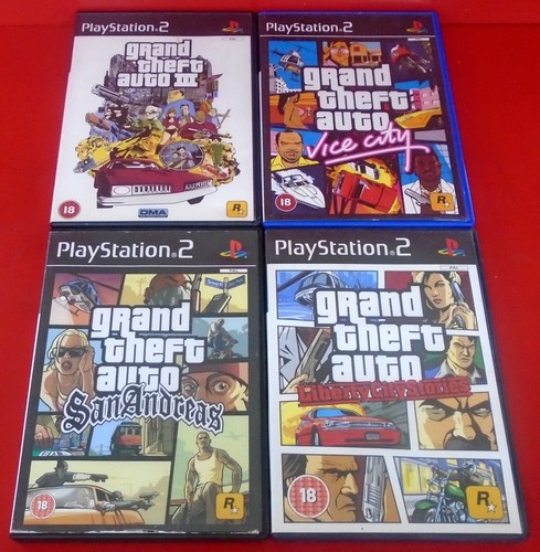 Gta sony ps2 bundle x4 - gta,
