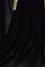 90cm black stage curtain - black,