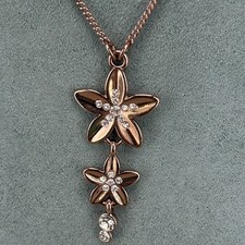 Pilgrim necklace flower drop