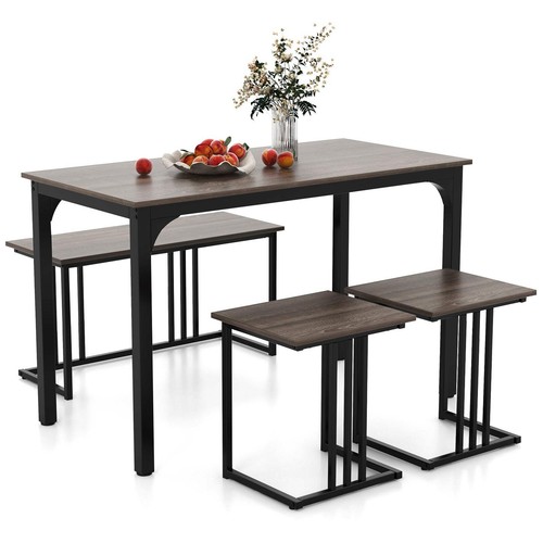 Piece dining table set with - 4,