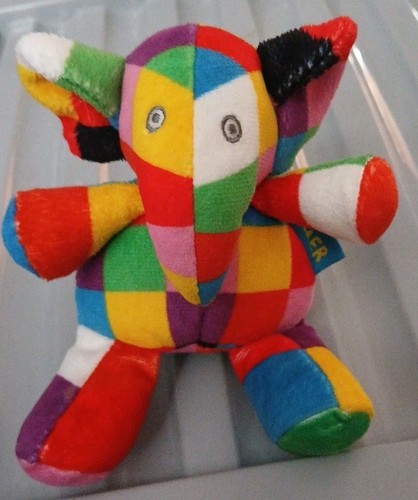 Elmer the elephant plush small - elmer,