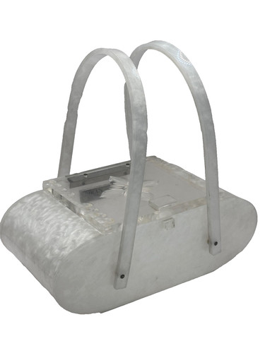 Vintage 1950s lucite - lucite, purse