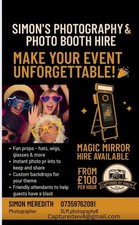 Magic Mirror photobooth hire