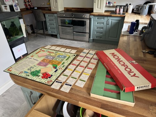 Vintage monopoly board - monopoly,