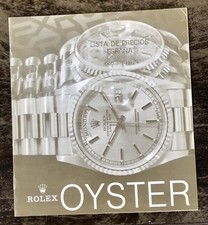 ROLEX 1992 Price List Daytona