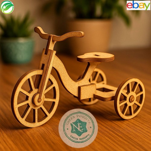Wooden classic tricycle - wooden,