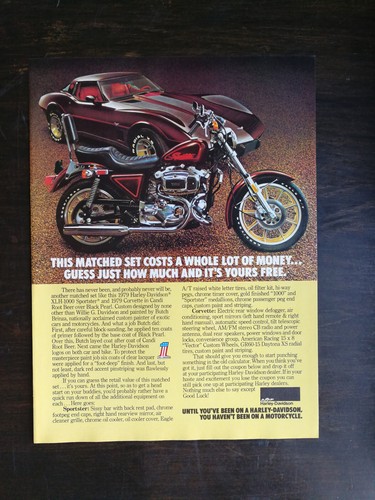 Vintage 1979 harley davidson - vintage,