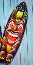 Boho tiki surfboard welcome - boho,