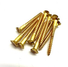 SOLID BRASS WOOD SCREWS