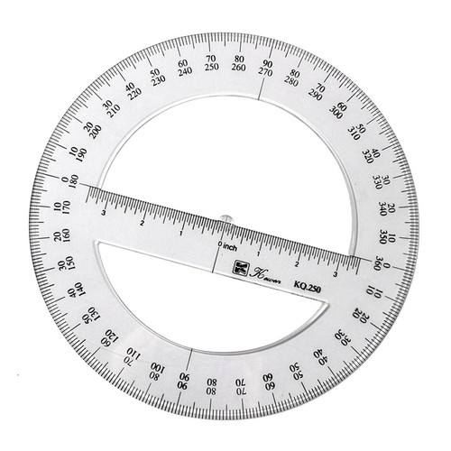 360 degree large - 360, protractors