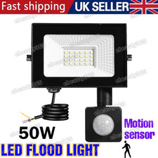 50W LED Floodlight PIR Motion