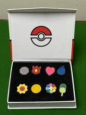Pokémon Gym League Pin Badges