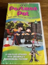 VHS Video - Postman Pat And The Hole In The Road - 4 episodes - 59 mins - 1996