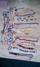 Costume fashion Jewellery Large Quantity Joblot Bundle Bracelets Necklaces