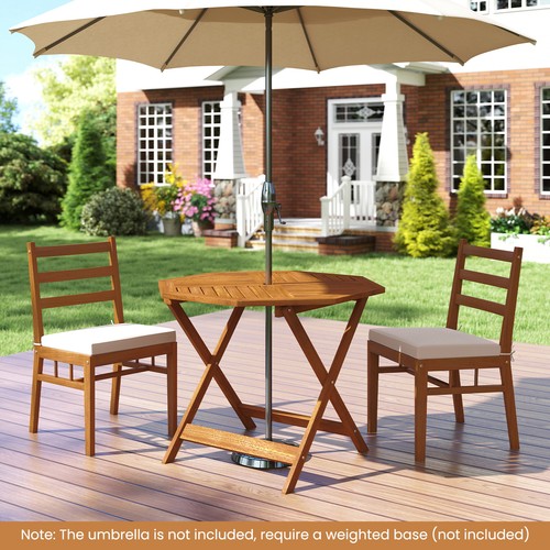 Solid wood octagon dining - wood,