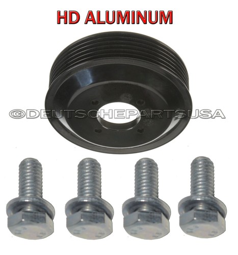 Aluminum water pump pulley - aluminum,