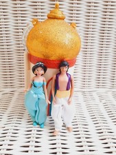 Disney Store Aladdin Castle Playset Princess Jasmine & Aladdin Figures Rare