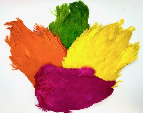 Grade dyed hen saddle - a, saddle,fly